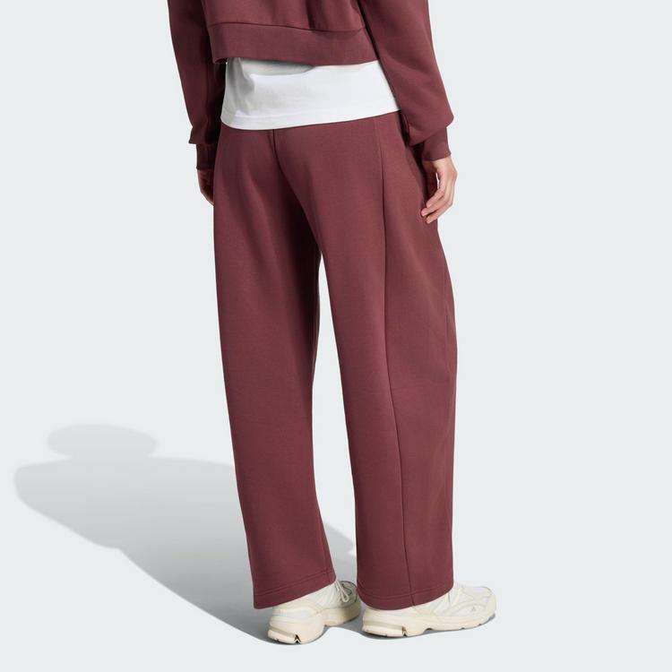 adidas adidas 3 STREIFEN STUDIO FLEECE BARREL-HOSE Stoffhose Damen - Aurora Ruby - 1 | SportScheck
