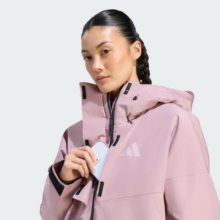 adidas adidas Terrex Xploric Jacke, 2-lagig, Outdoorjacke Damen - Magic Mauve - 0 | SportScheck