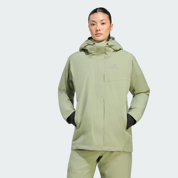 adidas adidas Terrex Multi Jacke, 2-lagig, Outdoorjacke Damen - Tent Green - 0 | SportScheck