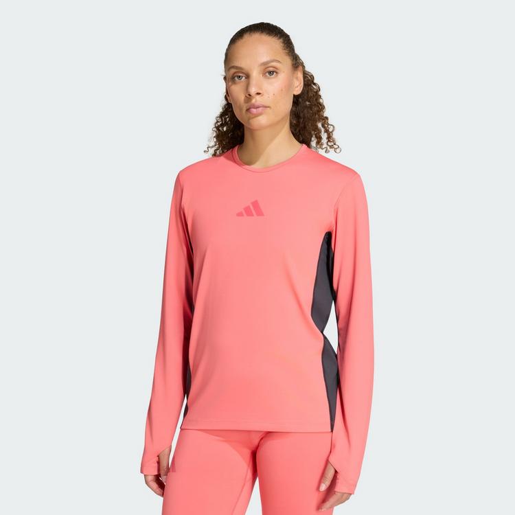 adidas adidas TERREX MULTI BASELAYER Shirt, SYNTHETIK T-Shirt Damen - Pure Turbo / Grey Six - 0 | SportScheck