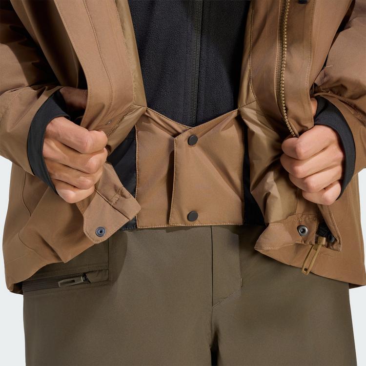 adidas adidas Terrex Multi CLIMAPROOF Outdoorjacke Herren - Brown Oxide - 0 | SportScheck