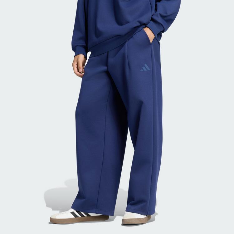 adidas adidas SOFT LUX WINTER KNIT HOSE, GERADE Stoffhose Herren - Dark Blue - 0 | SportScheck