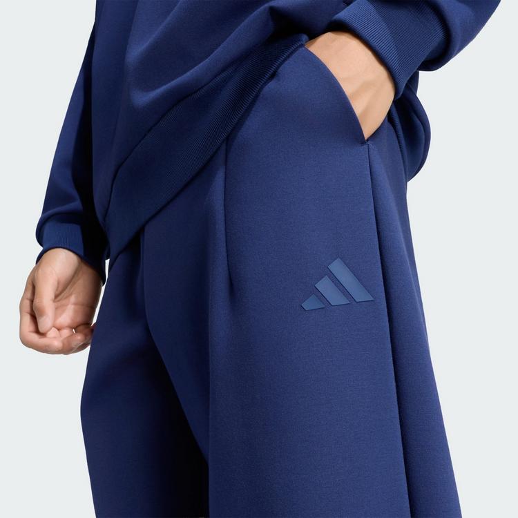 adidas adidas SOFT LUX WINTER KNIT HOSE, GERADE Stoffhose Herren - Dark Blue - 0 | SportScheck