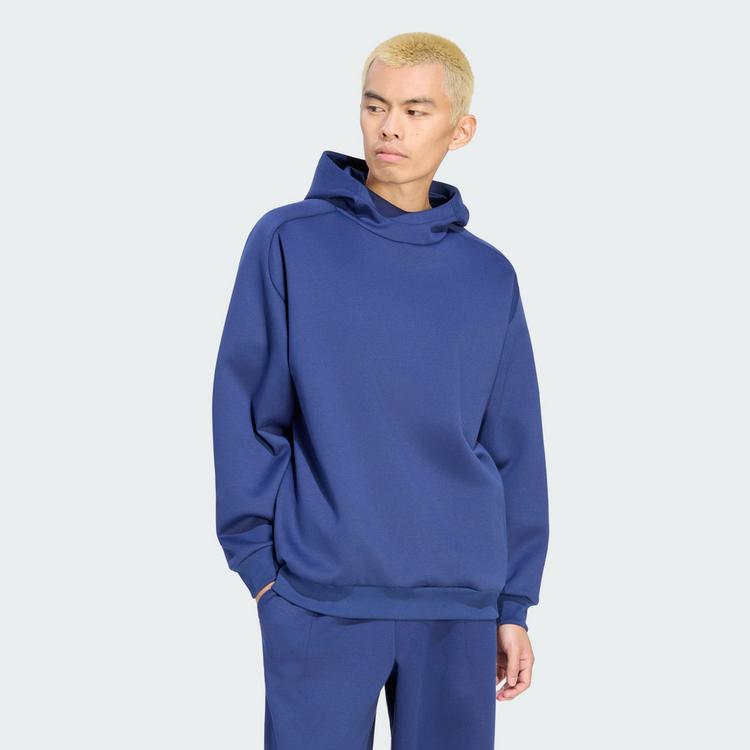 adidas adidas SOFT LUX WINTER KNIT HOODIE Hoodie Herren - Dark Blue - 0 | SportScheck