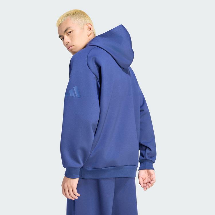 adidas adidas SOFT LUX WINTER KNIT HOODIE Hoodie Herren - Dark Blue - 1 | SportScheck