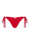 Moda Minx Scrunch Tie Side Bikini Bottom Bikini Hose Damen - Red