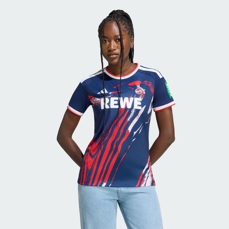 adidas adidas FC K&ouml;ln Fu&szlig;balltrikot Teamtrikot Damen - Team Navy / White - 0 | SportScheck