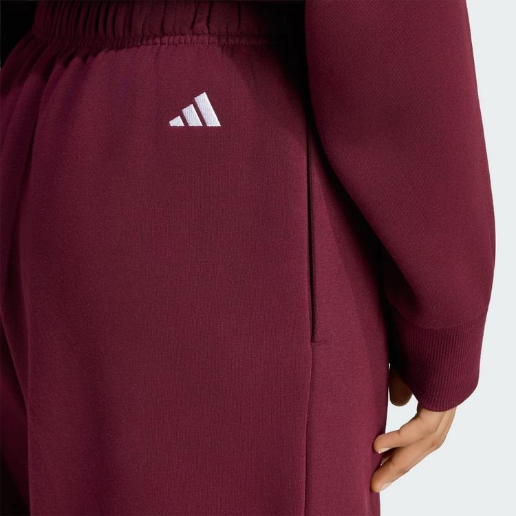 adidas adidas Adidas 3-Streifen Hose Stoffhose Damen - Maroon / Off White - 1 | SportScheck