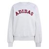 adidas adidas 3-Streifen Sweatshirt, Sweatshirt Damen - Maroon / Off White