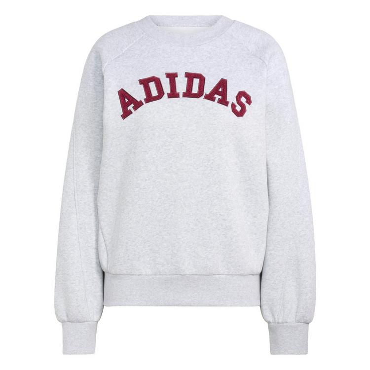 adidas adidas adidas 3-Streifen Sweatshirt, Sweatshirt Damen - Maroon / Off White - 0 | SportScheck