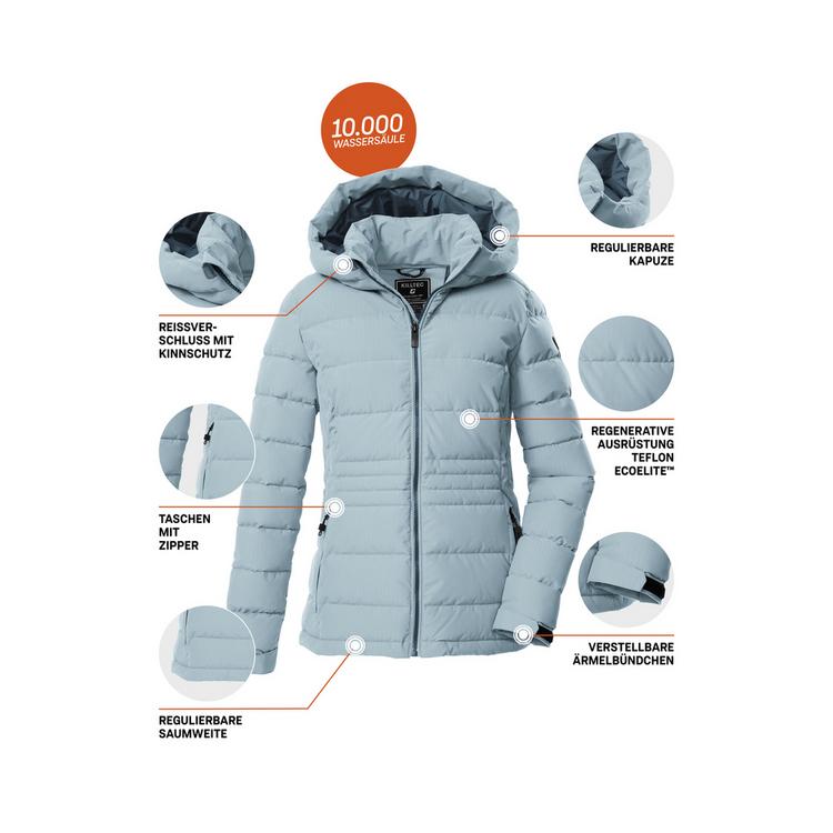 KILLTEC KILLTEC KOW 10 WMN QLTD JCKT Softshelljacke Damen - Kristallblau - 3 | SportScheck
