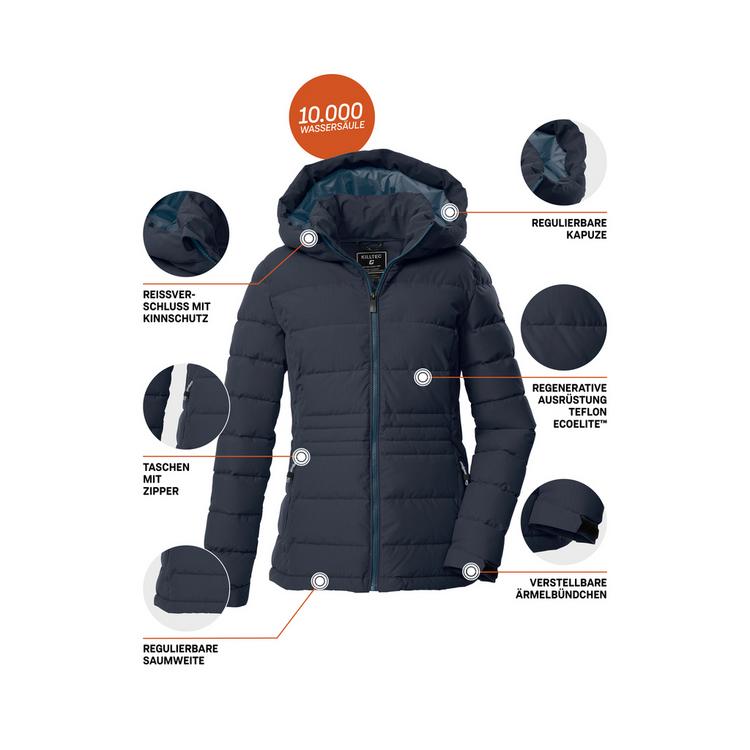 KILLTEC KILLTEC KOW 10 WMN QLTD JCKT Softshelljacke Damen - Blau3044 - 3 | SportScheck