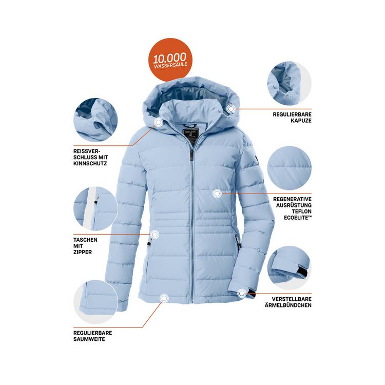 KILLTEC KILLTEC KOW 10 WMN QLTD JCKT Softshelljacke Damen - Hellblau351 - 3 | SportScheck