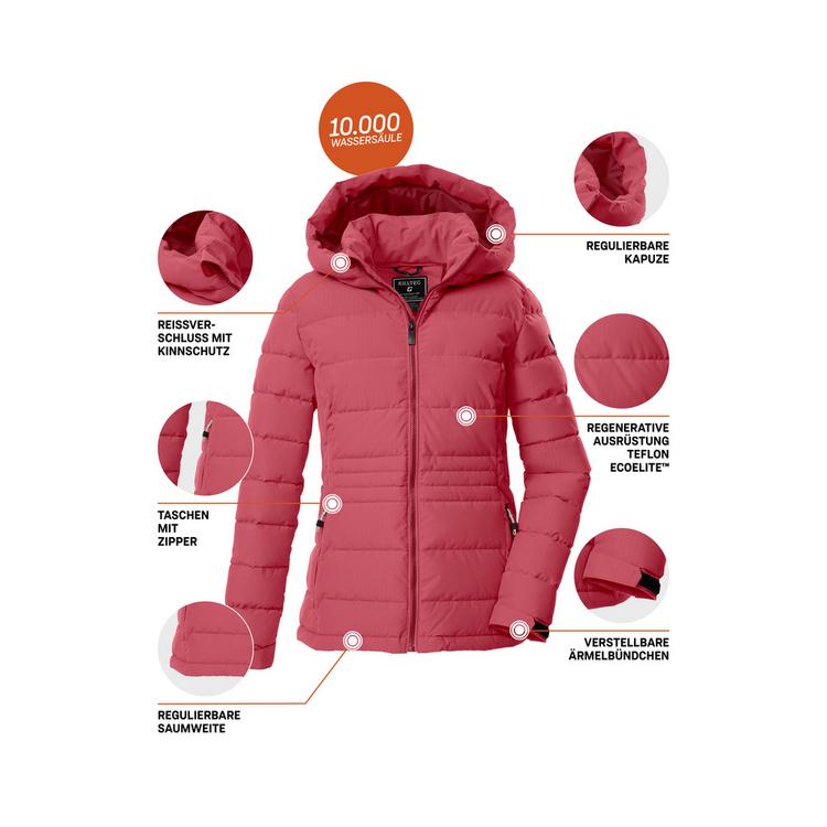 KILLTEC KILLTEC KOW 10 WMN QLTD JCKT Softshelljacke Damen - Beere381 - 3 | SportScheck