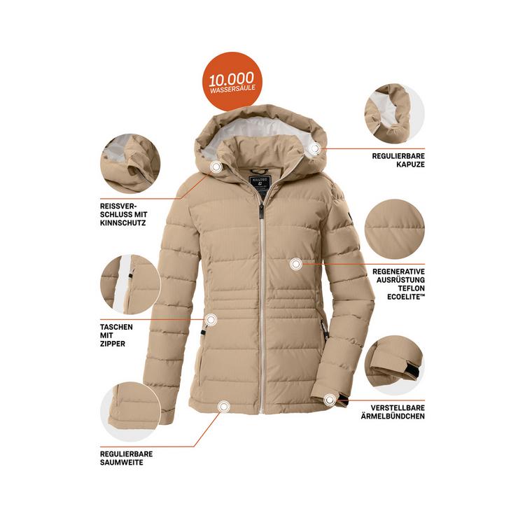 KILLTEC KILLTEC KOW 10 WMN QLTD JCKT Softshelljacke Damen - Sand811 - 3 | SportScheck