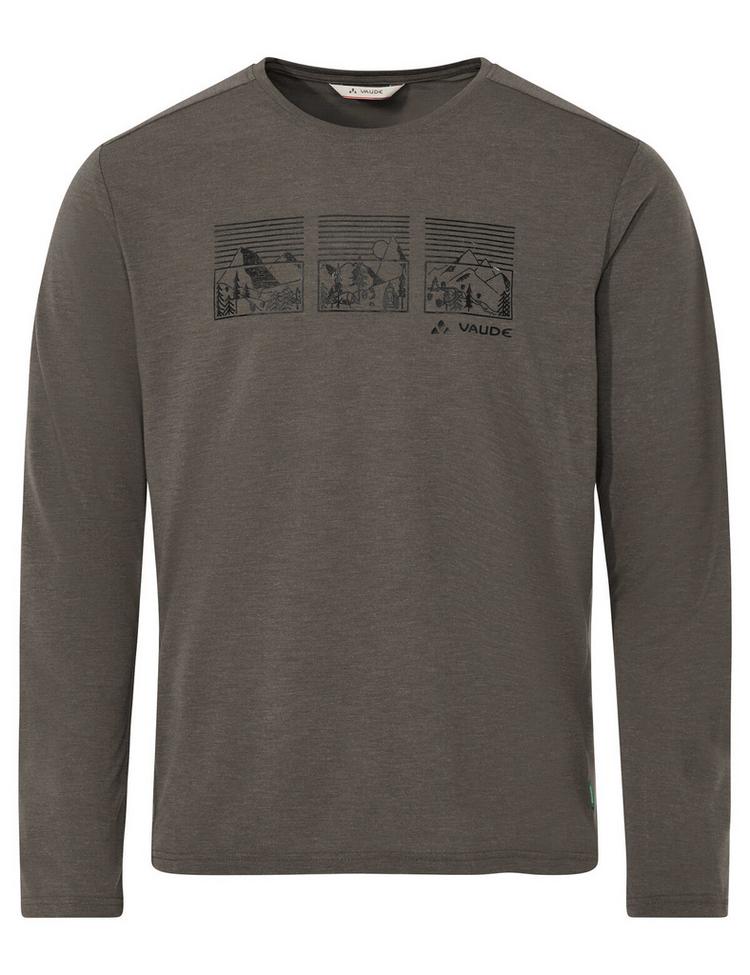 VAUDE VAUDE Men's Rosemoor LS T-Shirt III T-Shirt Herren - deer brown - 0 | SportScheck