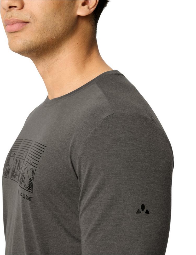 VAUDE VAUDE Men's Rosemoor LS T-Shirt III T-Shirt Herren - deer brown - 1 | SportScheck