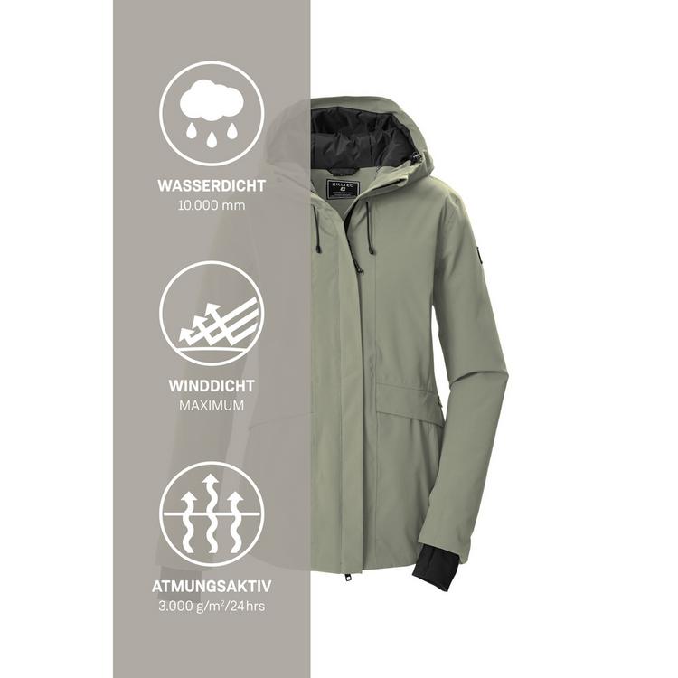 KILLTEC KILLTEC Funktionsjacke mit Kapuze Softshelljacke Damen - Tannengr&uuml;n2192 - 4 | SportScheck