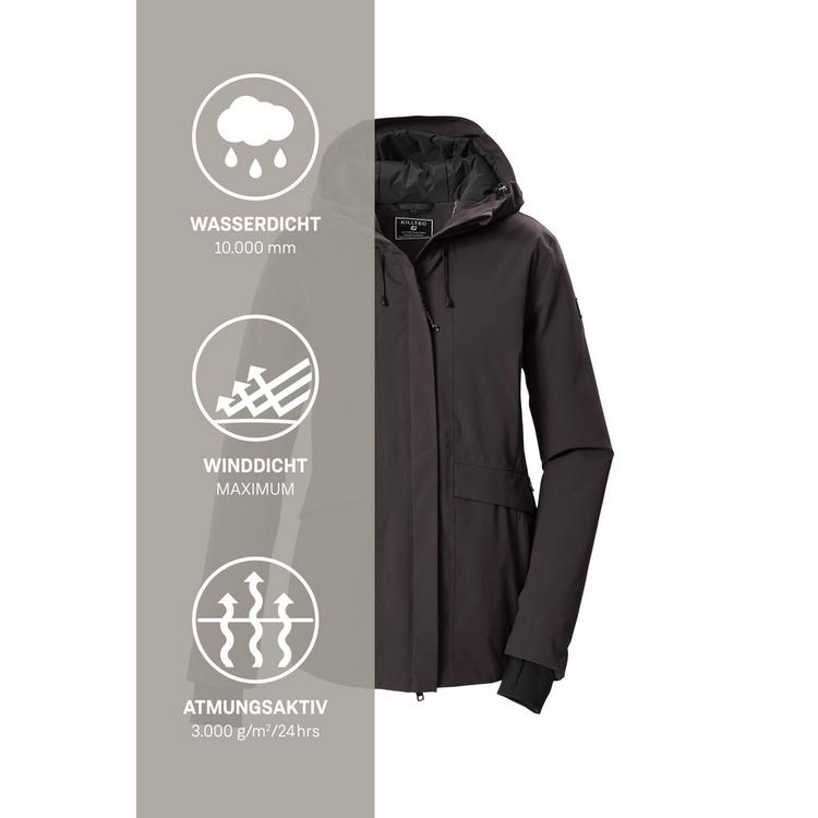 KILLTEC KILLTEC Funktionsjacke mit Kapuze Softshelljacke Damen - Braun5941 - 4 | SportScheck