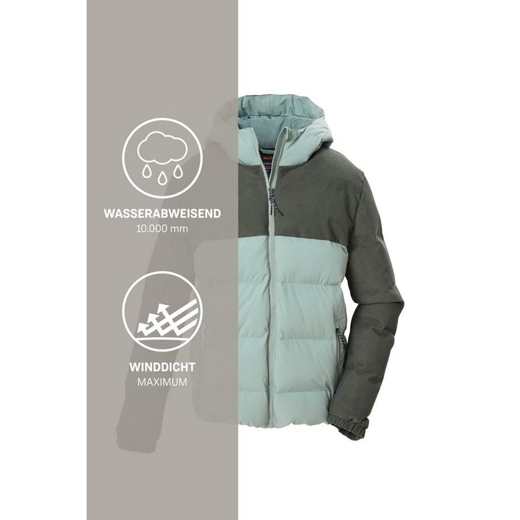 KILLTEC KILLTEC Steppjacke mit Kapuze Fleecejacke Kinder - Gr&uuml;n2035 - 4 | SportScheck