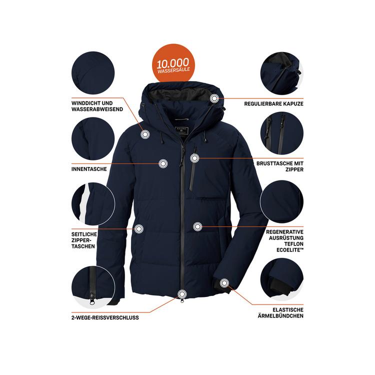 KILLTEC KILLTEC Steppjacke mit Kapuze Funktionsjacke Herren - Schwarz01106 - 3 | SportScheck