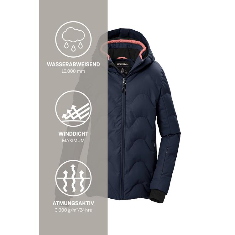 KILLTEC KILLTEC Ski-Steppjacke mit Kapuze Skijacke Kinder - Blau3044 - 4 | SportScheck