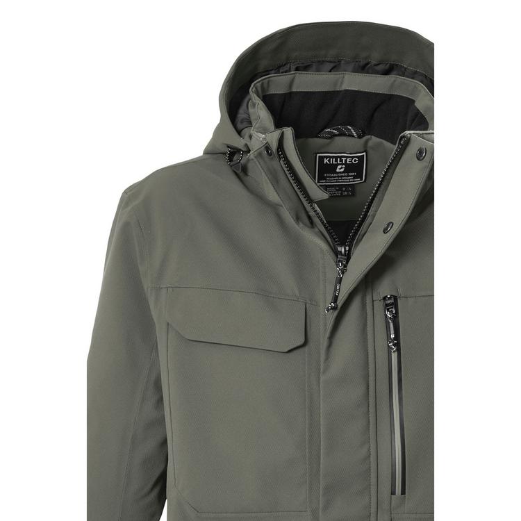KILLTEC KILLTEC Funktionsjacke mit abzippbarer Kapuze Funktionsjacke Herren - Oliv - 1 | SportScheck
