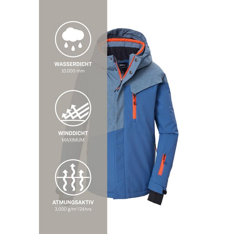 KILLTEC KILLTEC Skijacke mit Kapuze Skijacke Kinder - Blau3032 - 4 | SportScheck