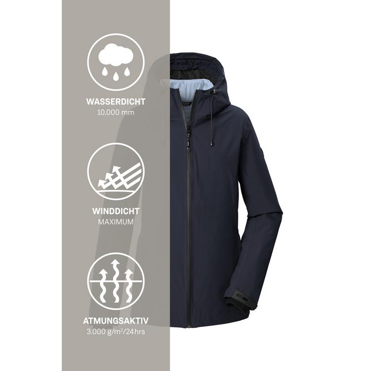 KILLTEC KILLTEC 3 in 1 Funktionsjacke mit Kapuze Softshelljacke Damen - Blau3044 - 6 | SportScheck