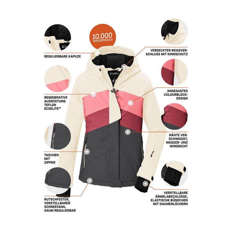 KILLTEC KILLTEC Skijacke mit Kapuze Skijacke Kinder - Grau0646 - 3 | SportScheck