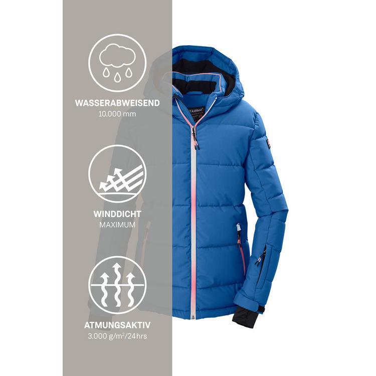 KILLTEC KILLTEC Ski-Steppjacke mit Kapuze Skijacke Kinder - Blau3032 - 4 | SportScheck