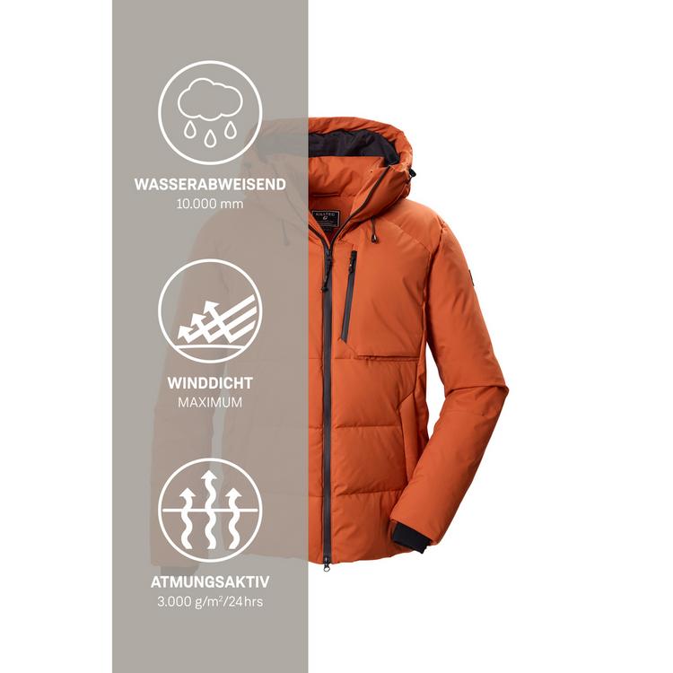 KILLTEC KILLTEC Steppjacke mit Kapuze Funktionsjacke Herren - Braun592 - 4 | SportScheck