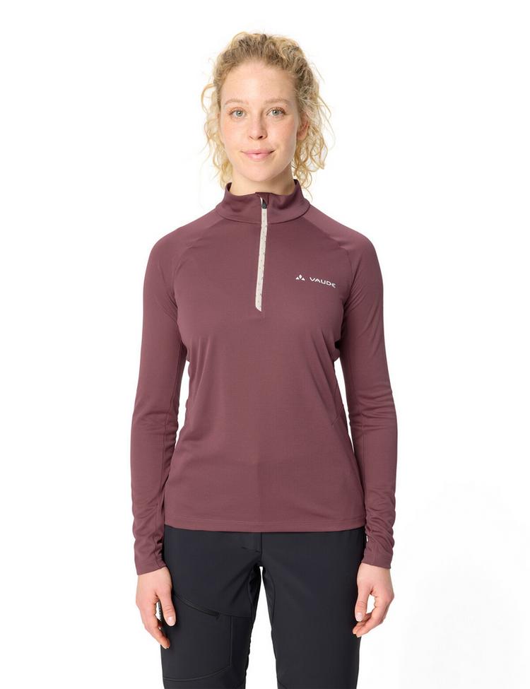 VAUDE VAUDE Women's Larice Light Shirt II Sweatshirt Damen - ruby dusk - 0 | SportScheck