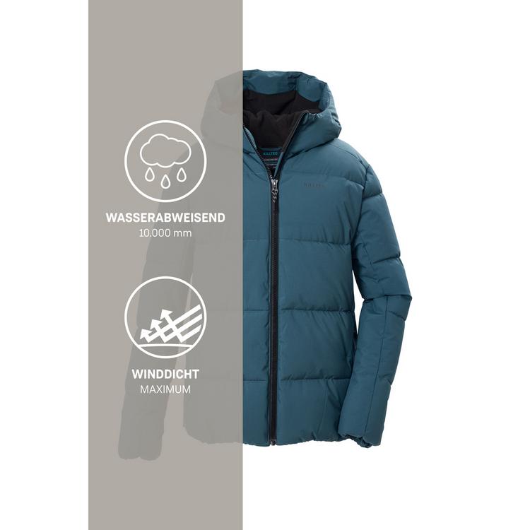 KILLTEC KILLTEC Steppjacke mit Kapuze Fleecejacke Kinder - Petrol2510 - 4 | SportScheck