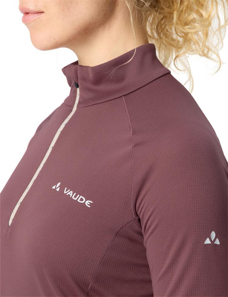 VAUDE VAUDE Women's Larice Light Shirt II Sweatshirt Damen - ruby dusk - 0 | SportScheck