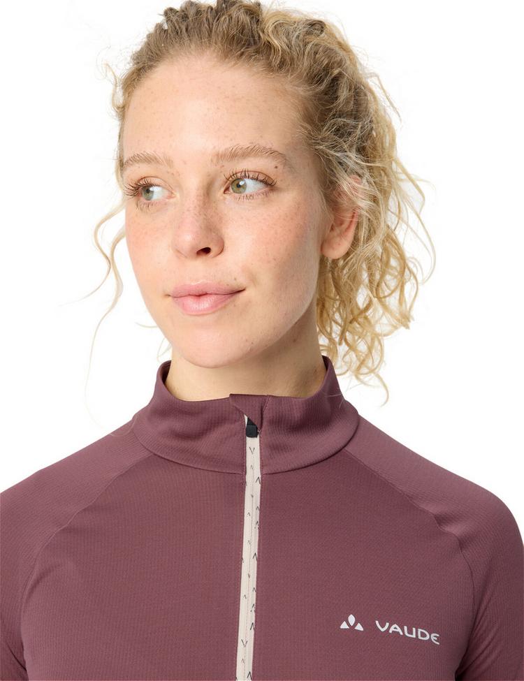 VAUDE VAUDE Women's Larice Light Shirt II Sweatshirt Damen - ruby dusk - 1 | SportScheck