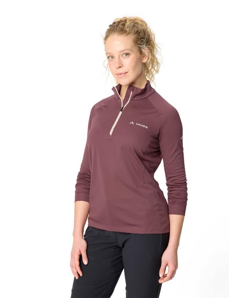 VAUDE VAUDE Women's Larice Light Shirt II Sweatshirt Damen - ruby dusk - 2 | SportScheck