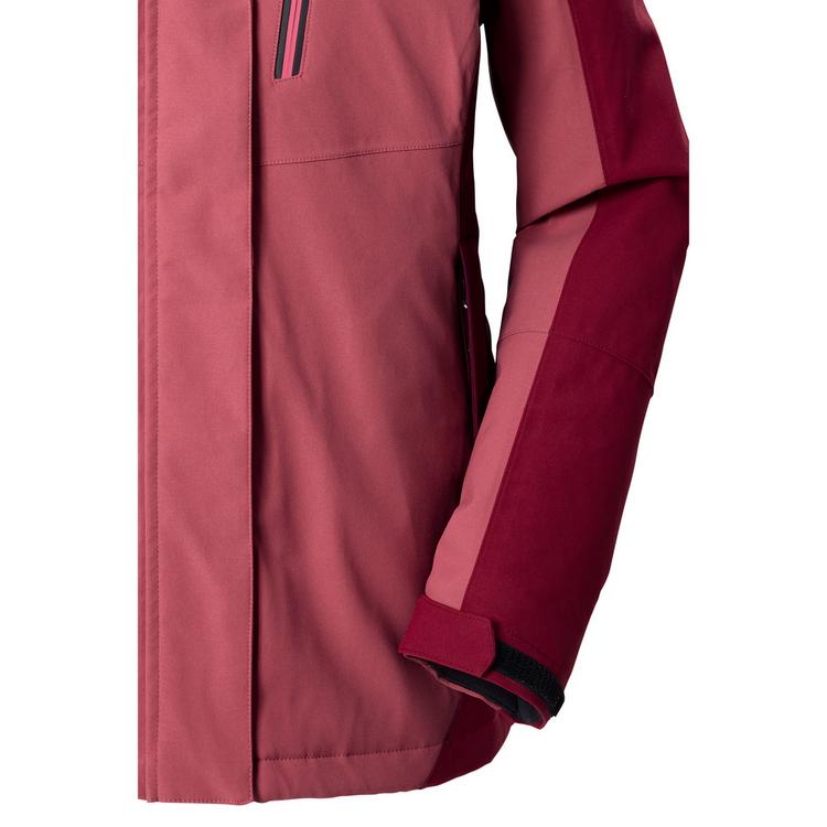 KILLTEC KILLTEC Funktionsjacke mit abzippbarer Kapuze Softshelljacke Damen - Bordeaux - 2 | SportScheck