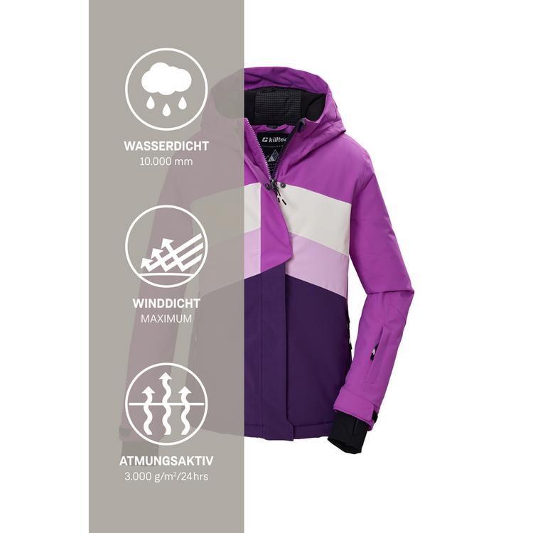 KILLTEC KILLTEC Skijacke mit Kapuze Skijacke Kinder - Violett3926 - 4 | SportScheck