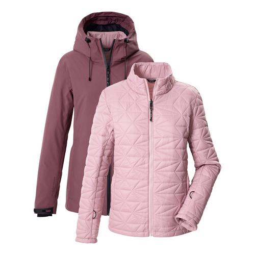 KILLTEC 3 in 1 Funktionsjacke mit Kapuze Softshelljacke Damen