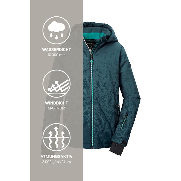 KILLTEC KILLTEC Skijacke mit Kapuze Skijacke Kinder - Gr&uuml;n2040 - 4 | SportScheck