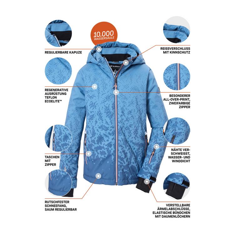KILLTEC KILLTEC Skijacke mit Kapuze Skijacke Kinder - Blau3032 - 3 | SportScheck