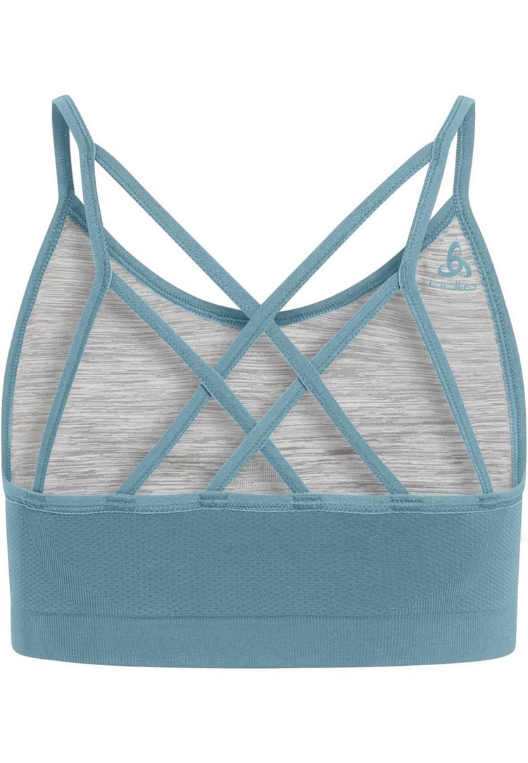 Odlo Odlo SEAMLESS SOFT BH Damen - provincial blue - grey melange(21112) - 0 | SportScheck