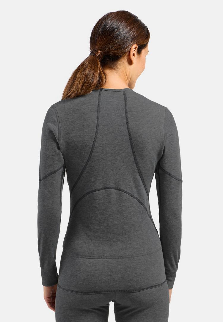 Odlo Odlo ACTIVE X-WARM ECO Funktionsshirt Damen - odlo steel grey melange(10183) - 1 | SportScheck