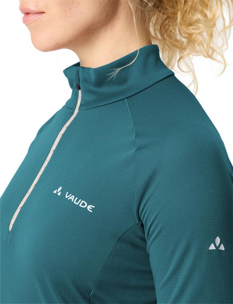 VAUDE VAUDE Women's Larice Light Shirt II Sweatshirt Damen - dark fjord green - 0 | SportScheck
