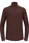 Odlo ESSENTIAL THERMAL Laufhoodie Herren - fudge melange(30911)