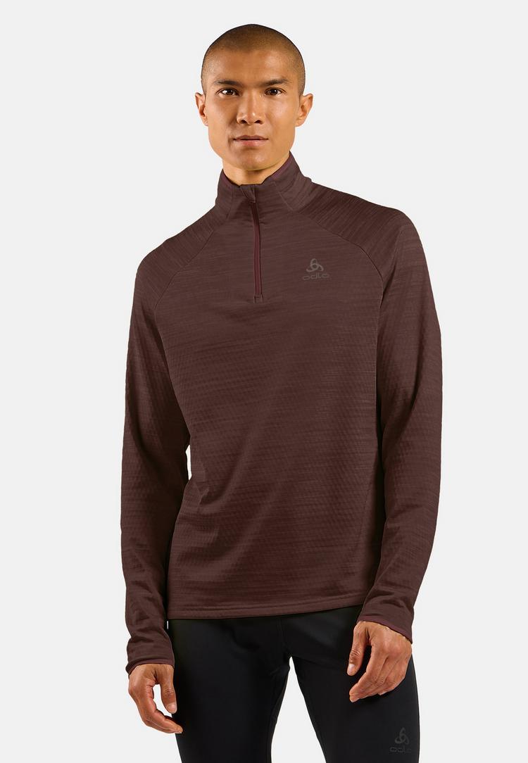 Odlo Odlo ESSENTIAL THERMAL Laufhoodie Herren - fudge melange(30911) - 0 | SportScheck
