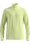Odlo Roy Mid Layer Half-Zip Fleecepullover Herren - shadow lime - lime Cream(40452)