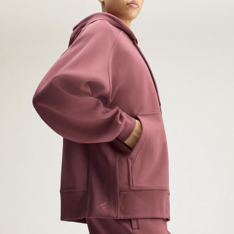 adidas adidas adidas by Stella McCartney Kapuzenjacke Hoodie Damen - Burgundy - 0 | SportScheck