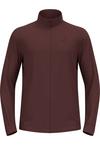 Odlo Berra Mid Layer Full-Zip Fleecejacke Herren - fudge(30910)